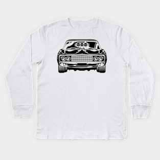 Muscle car Kids Long Sleeve T-Shirt